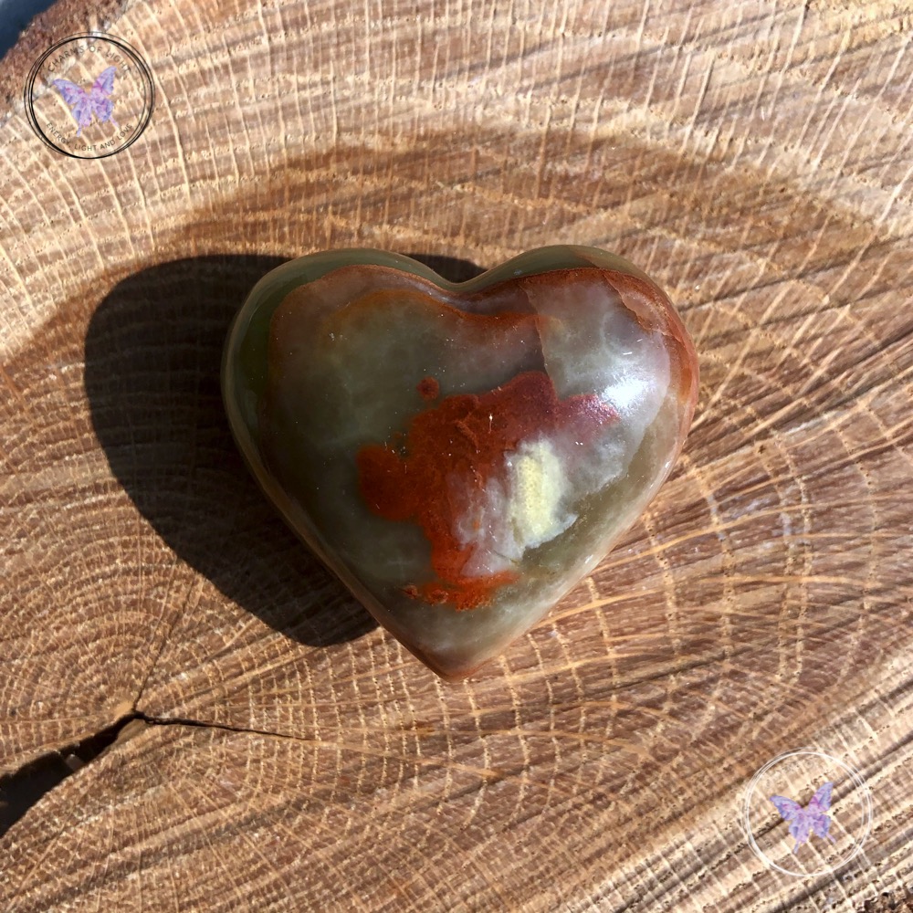 Onyx Crystal Heart