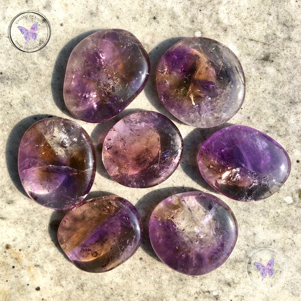 Ametrine Flat Stones