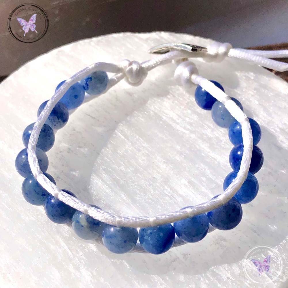 Blue Aventurine 8mm Wrap Bracelet