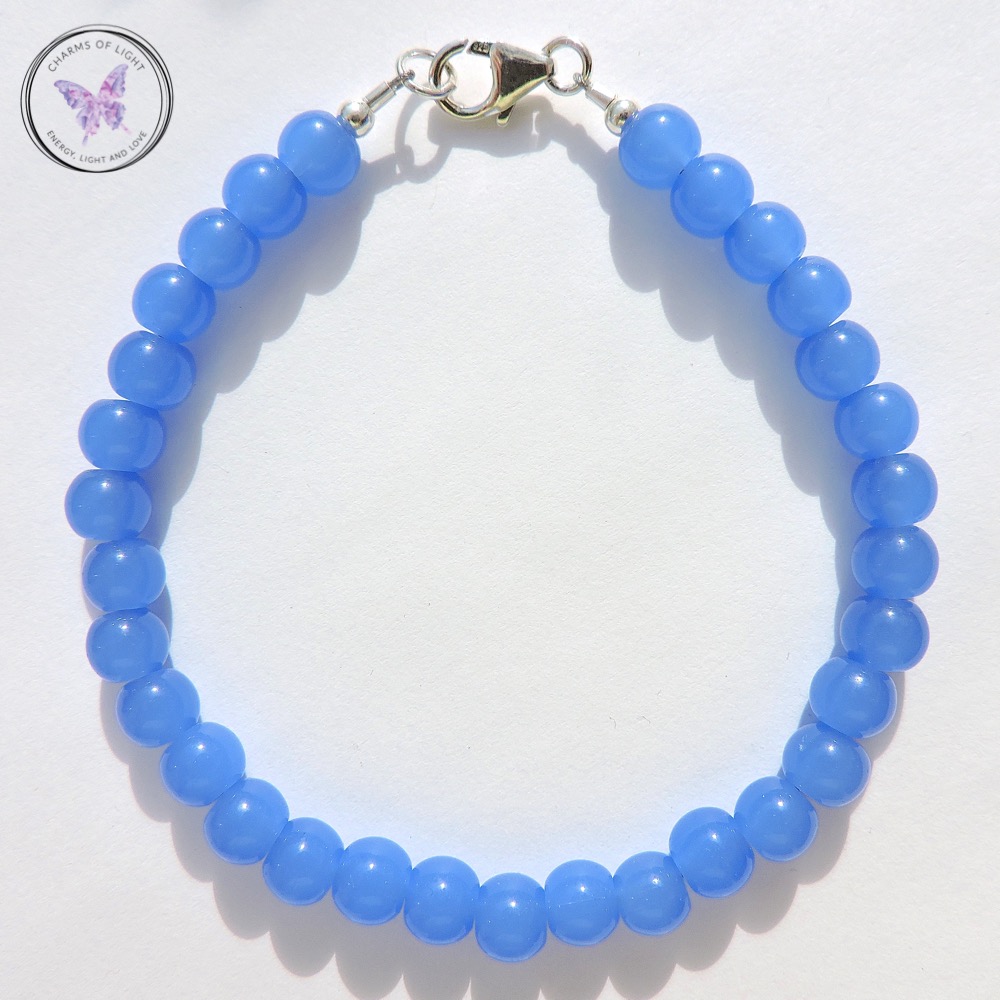 Classical Blue Chalcedony Healing Bracelet