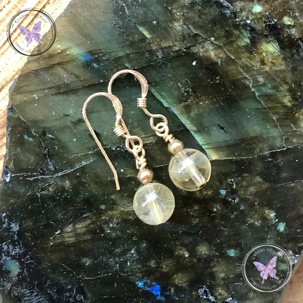 Citrine Gold Earrings