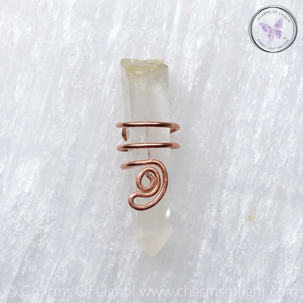Copper Ear Cuff With Swirl