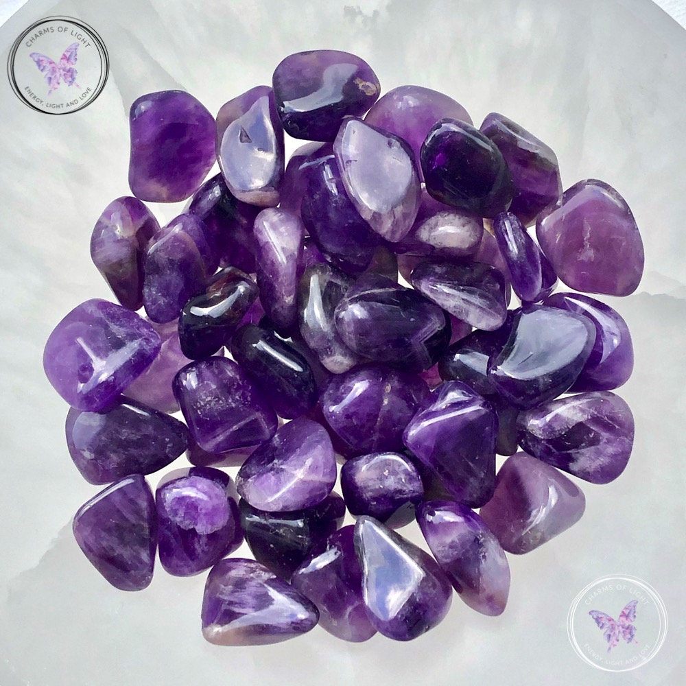 Amethyst Tumbled Stone - Medium