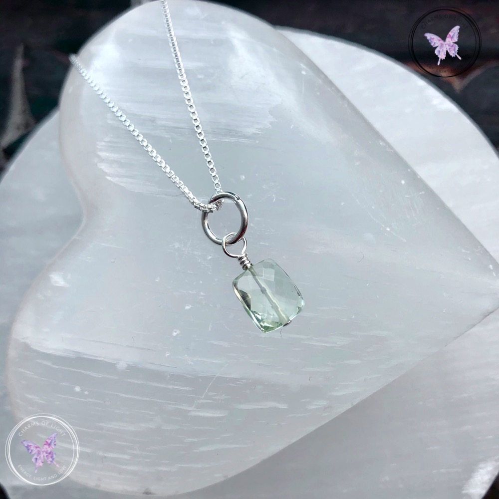 Prasiolite Pendant Necklace