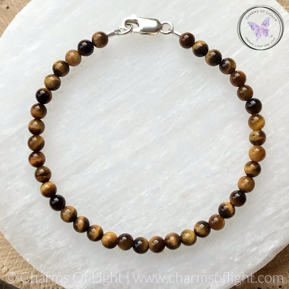 Golden Tiger Eye Beaded Bracelet