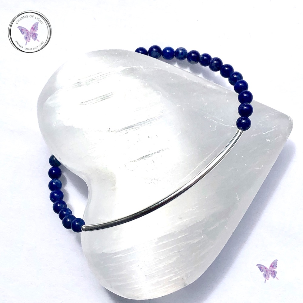 Lapis Lazuli Bead Bracelet