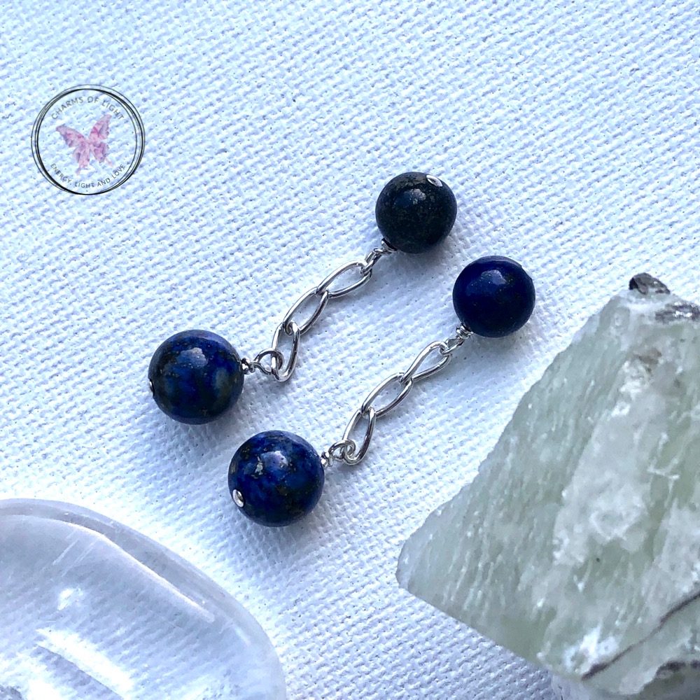 Lapis Lazuli Chain Cufflinks