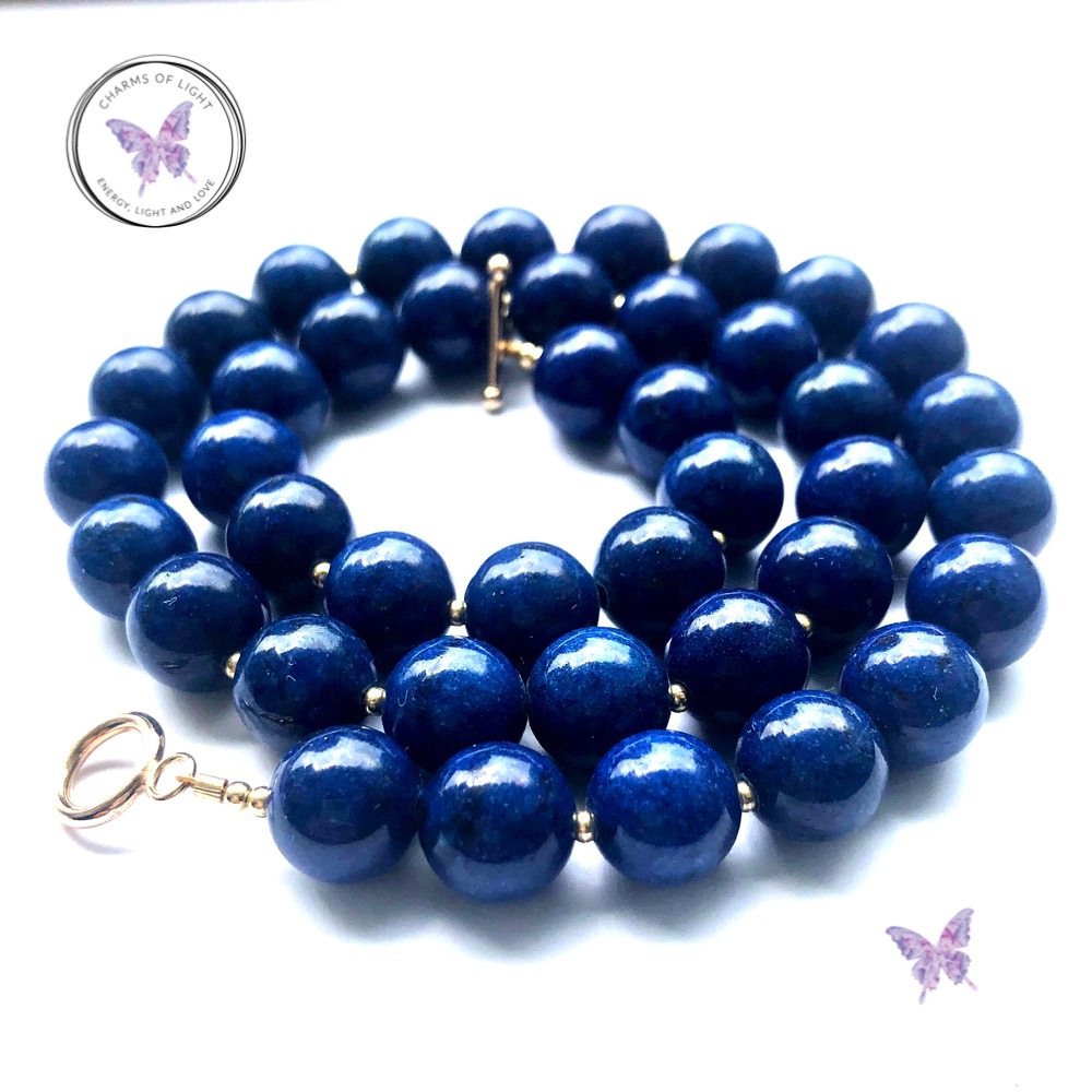 Lapis Lazuli Bead Necklace