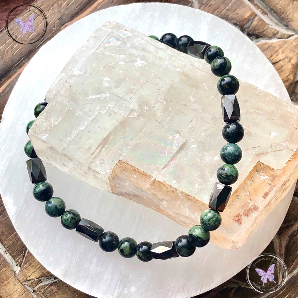 Men’s Kambaba Jasper & Magnetite Bracelet