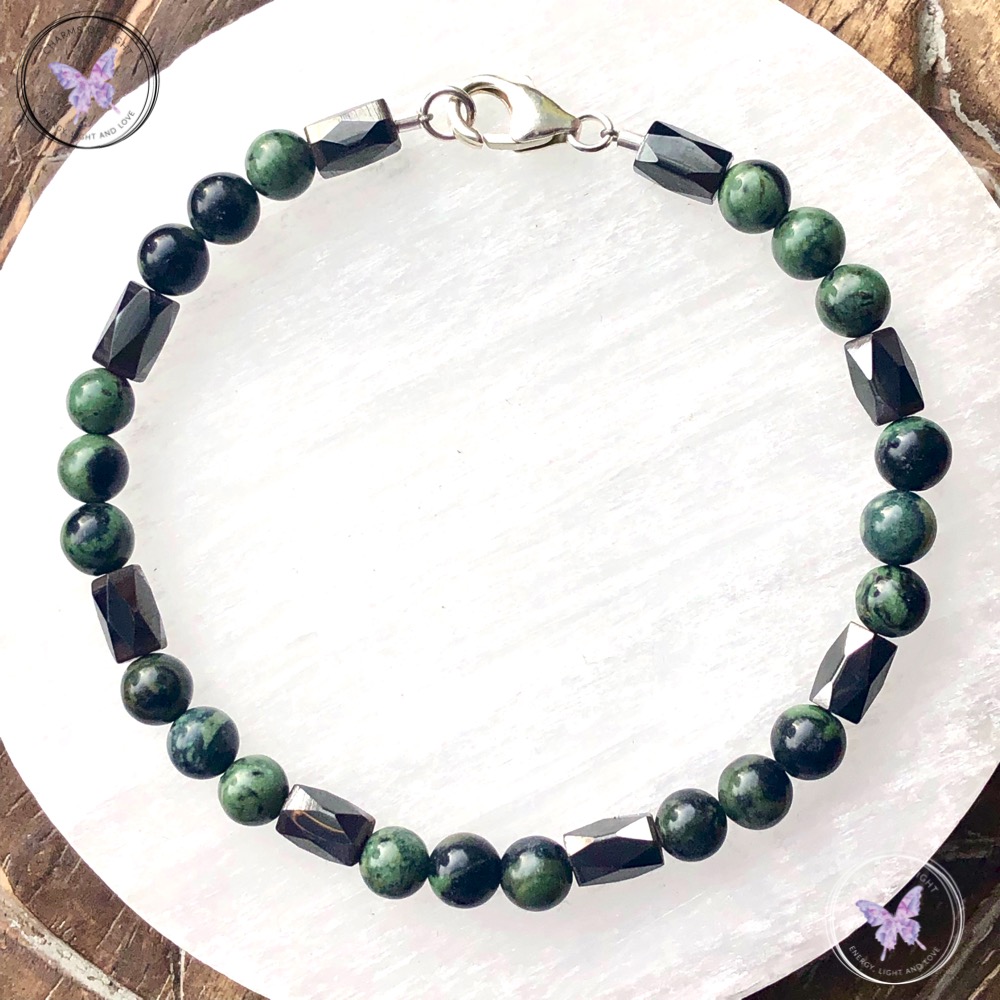 Men’s Kambaba Jasper & Magnetite Bracelet