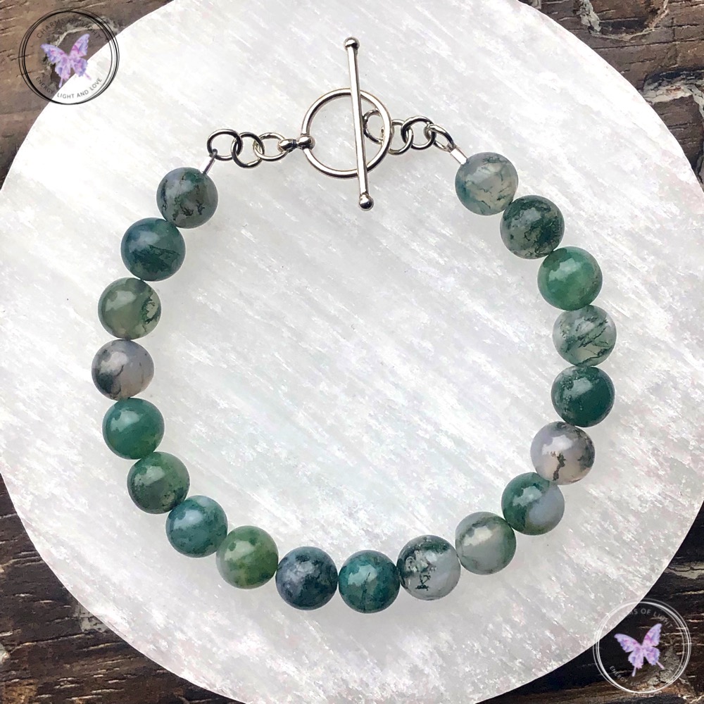 Moss agate discount bracelet benefits
