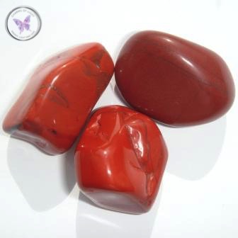 Red Jasper Tumble Stone Keychain