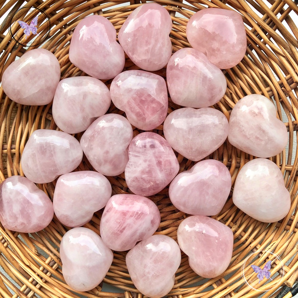 Rose Quartz Hearts