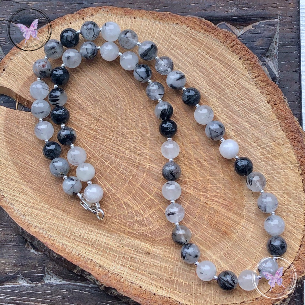 Tourmaline Quartz Bead Necklace
