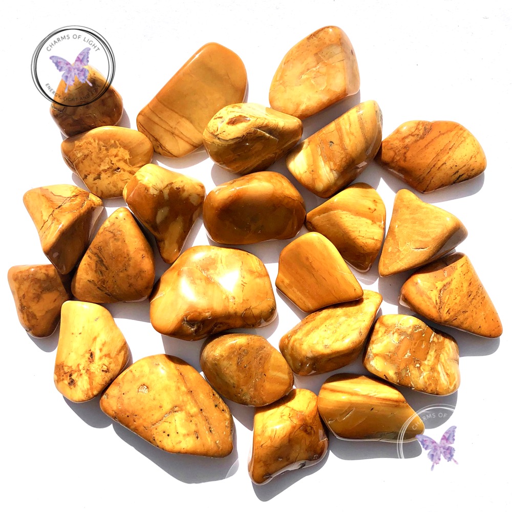 Yellow Jasper Tumble Stones